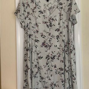 Floral Print Women's Skater Dress